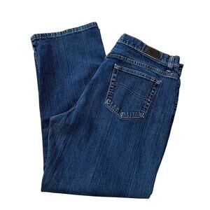 Lee Relaxed Straight Leg Jeans Size 16 Short